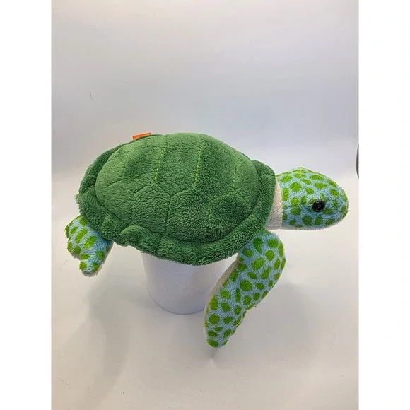 Wild Republic Green Sea Turtle Plush Toy Stuffed Animal Kids Ocean Life /DD - Picture 2 of 6